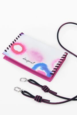 Women's Medium crossbody wallet with stitching