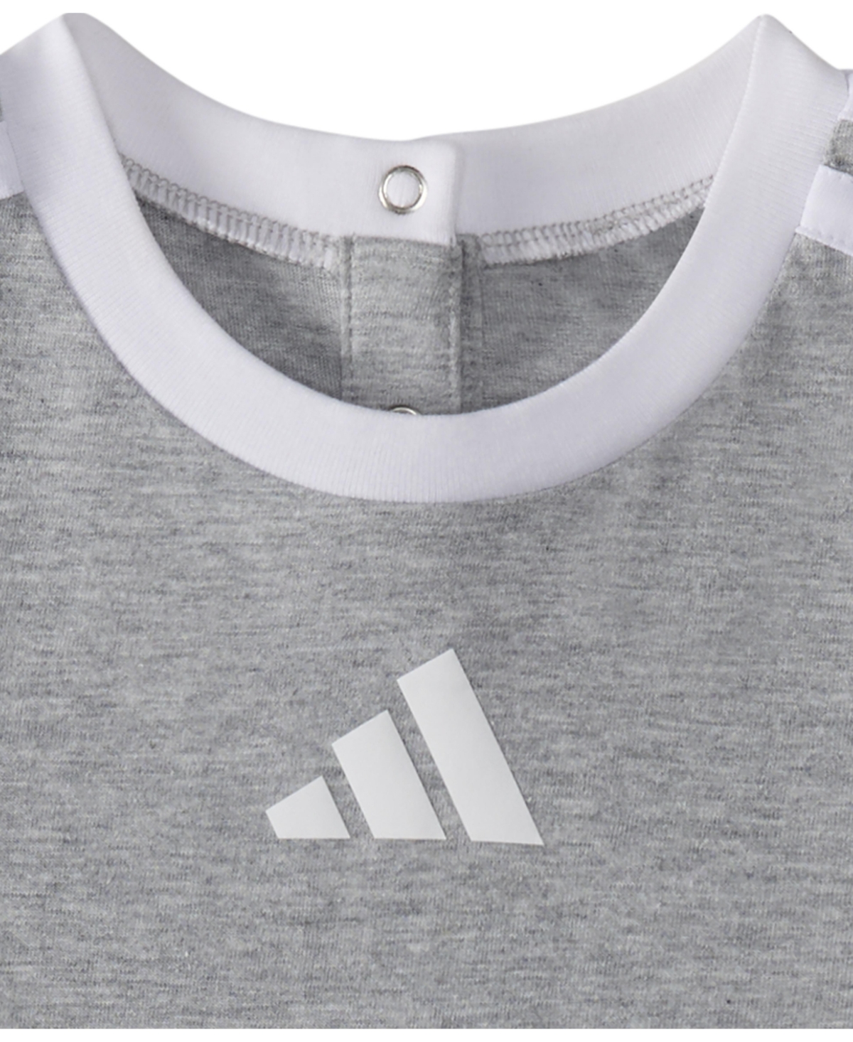 Adidas Originals Baby Boys 3-stripe Short Sleeve Logo Romper