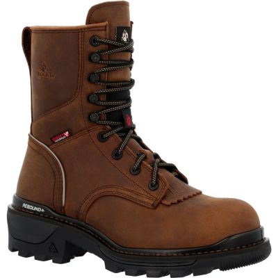 Men's Rams Horn Logger Composite Toe Work Boot