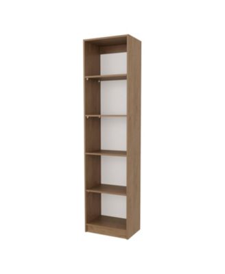 Beaver Balley Bookcase with Open Storage and 5 Shelves