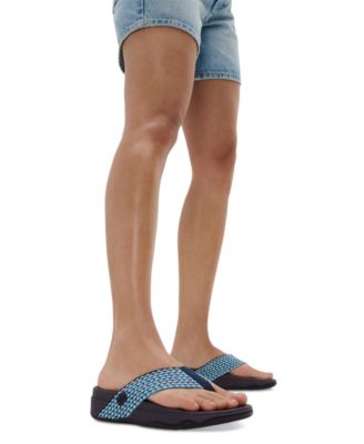 Women's Surfa Multi-Tone Webbing Toe-Post Sandals