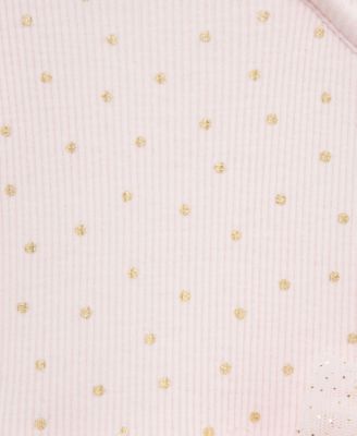 Baby Girls Dot Shine Tutu Top, Leggings & Headband, 3 Piece Set