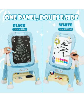 Kids Height Adjustable Double Side Magnetic Art Easel