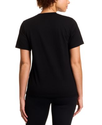 Women's Cotton Logo-Graphic Crewneck T-Shirt