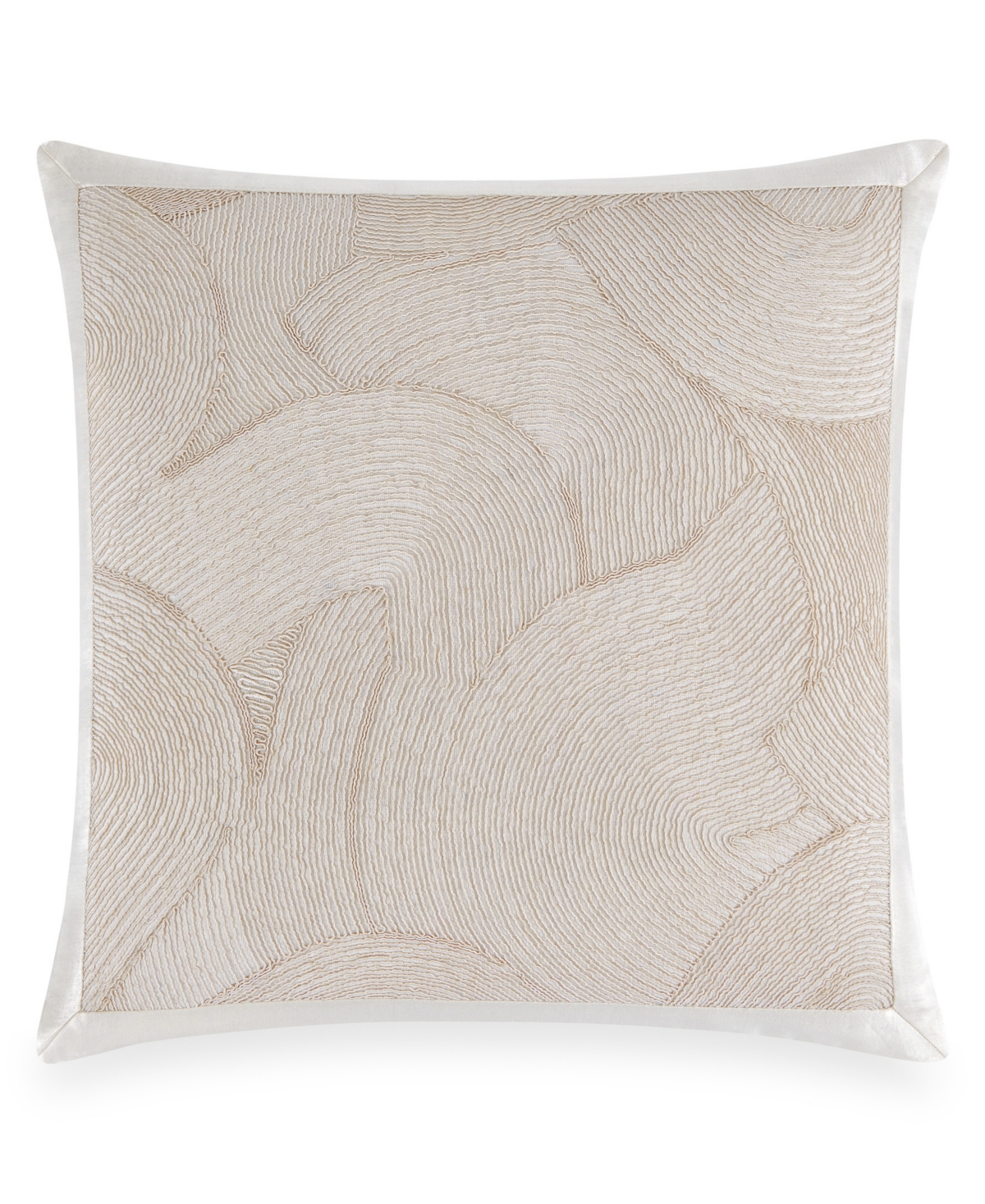 Donna Karan Home Cord Swirl Decorative Pillow, 20" X 20"