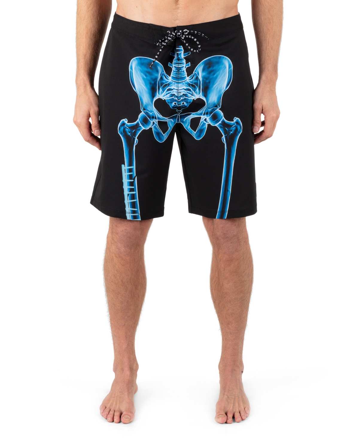 Hurley Men's Phantom- Eco X-ray 18" Regular Fit Boardshorts In Black