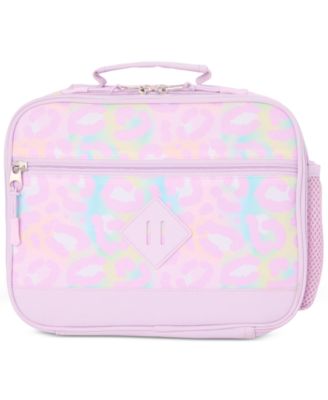 Big Girls Pastel Cheetah Backpack & Lunch Bag Set