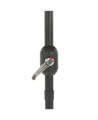 Garden Parasol with Steel Pole Brown 118.1"x78.7"x98.4"