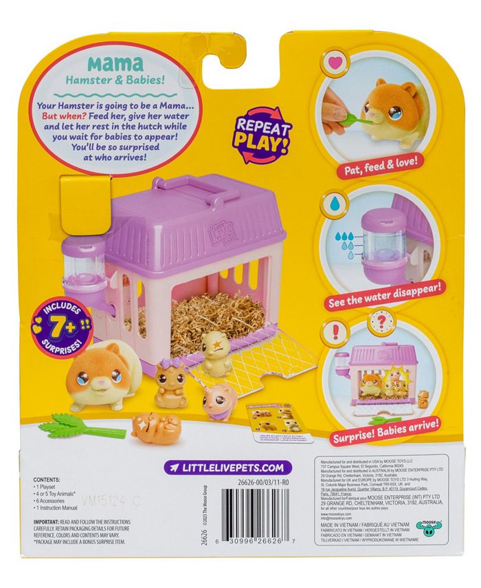 Little Live Pets Mama Surprise Mini Playset Hamster - White - No Size