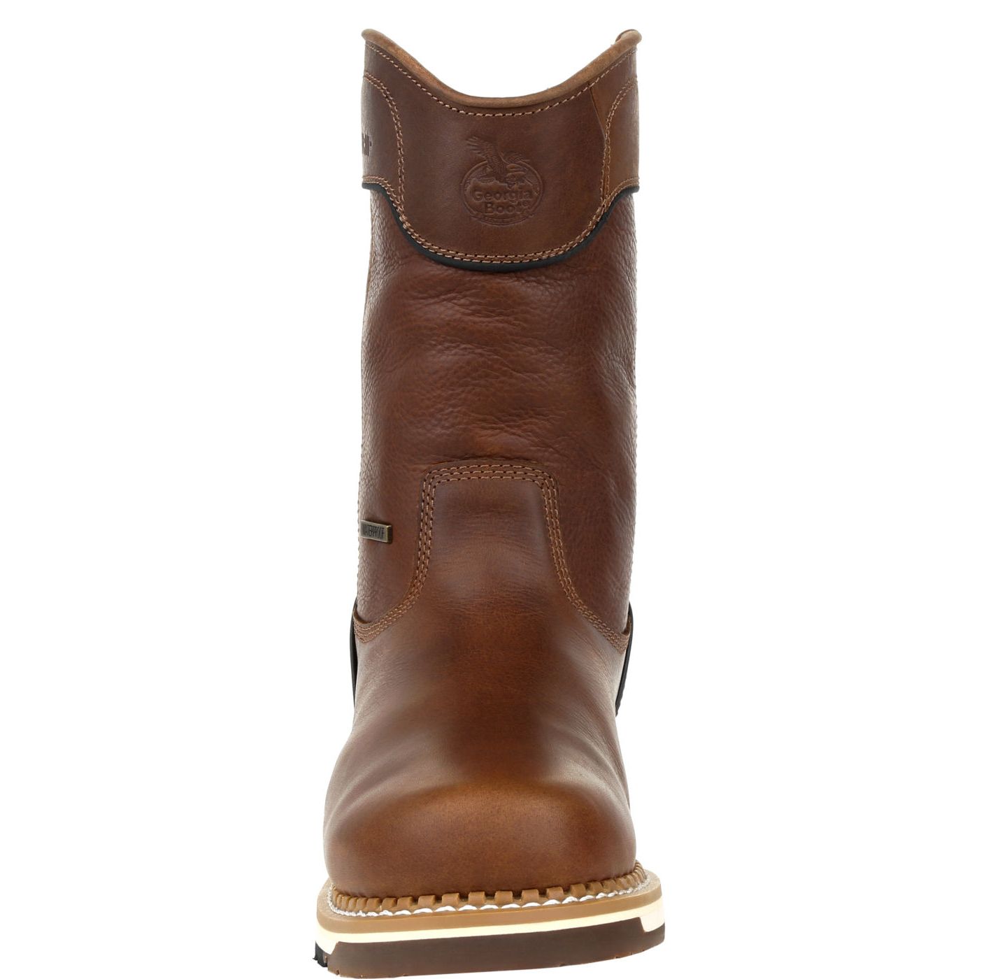 Мужские ботинки GEORGIA BOOT Amp LT Wedge Waterproof Pull On Work Boot, цвет: Коричневый — фото 3