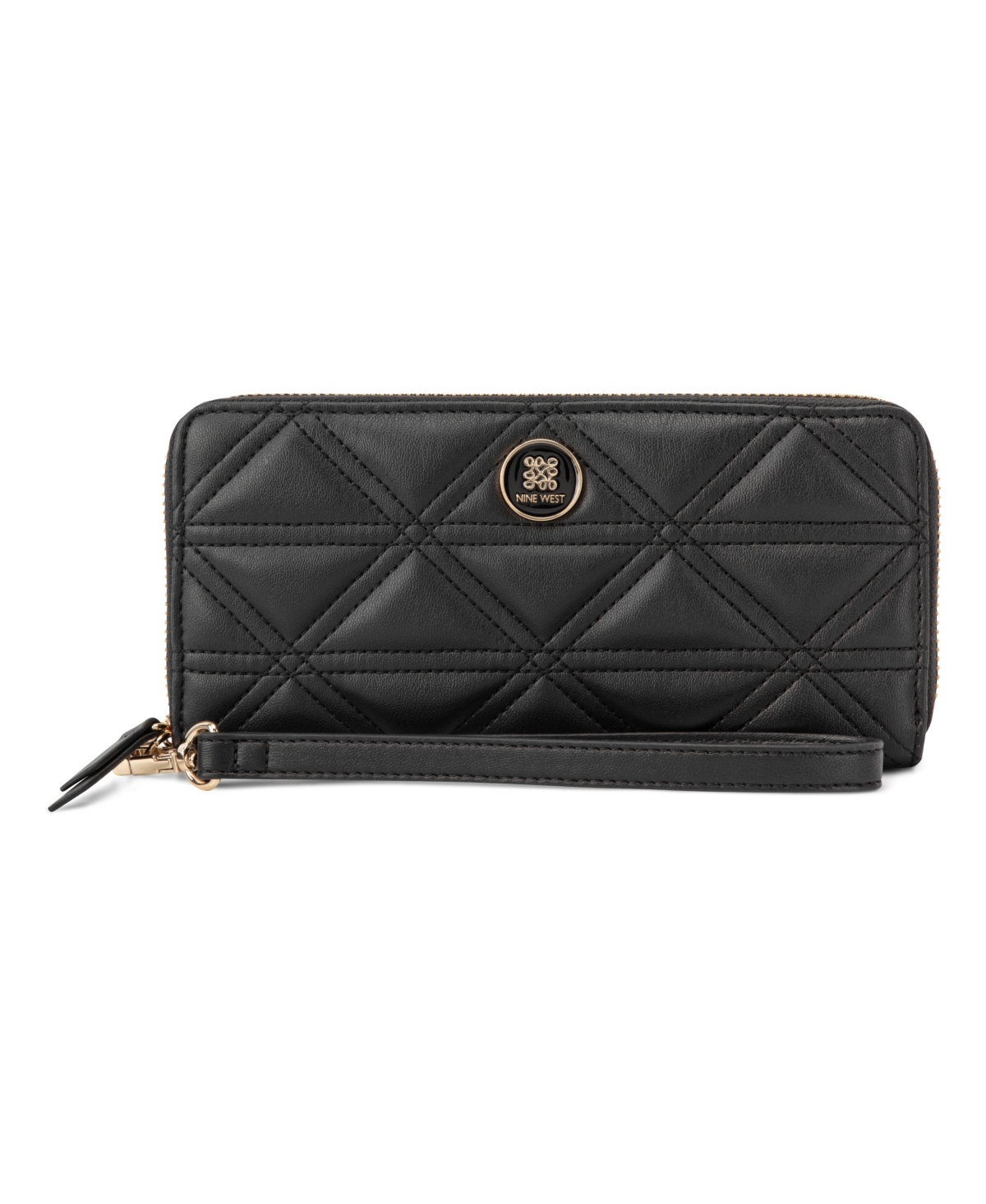 Harland Zip Around Wristlet - Black