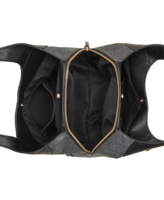 Eamon Triple Compartment Large Shoulder Bag