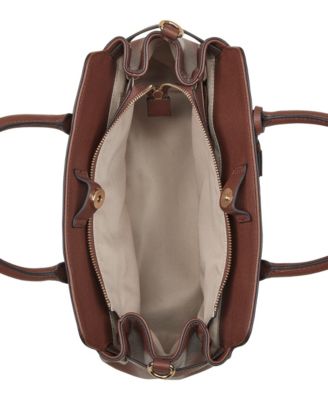 Lille Triple Compartment Satchel Bag