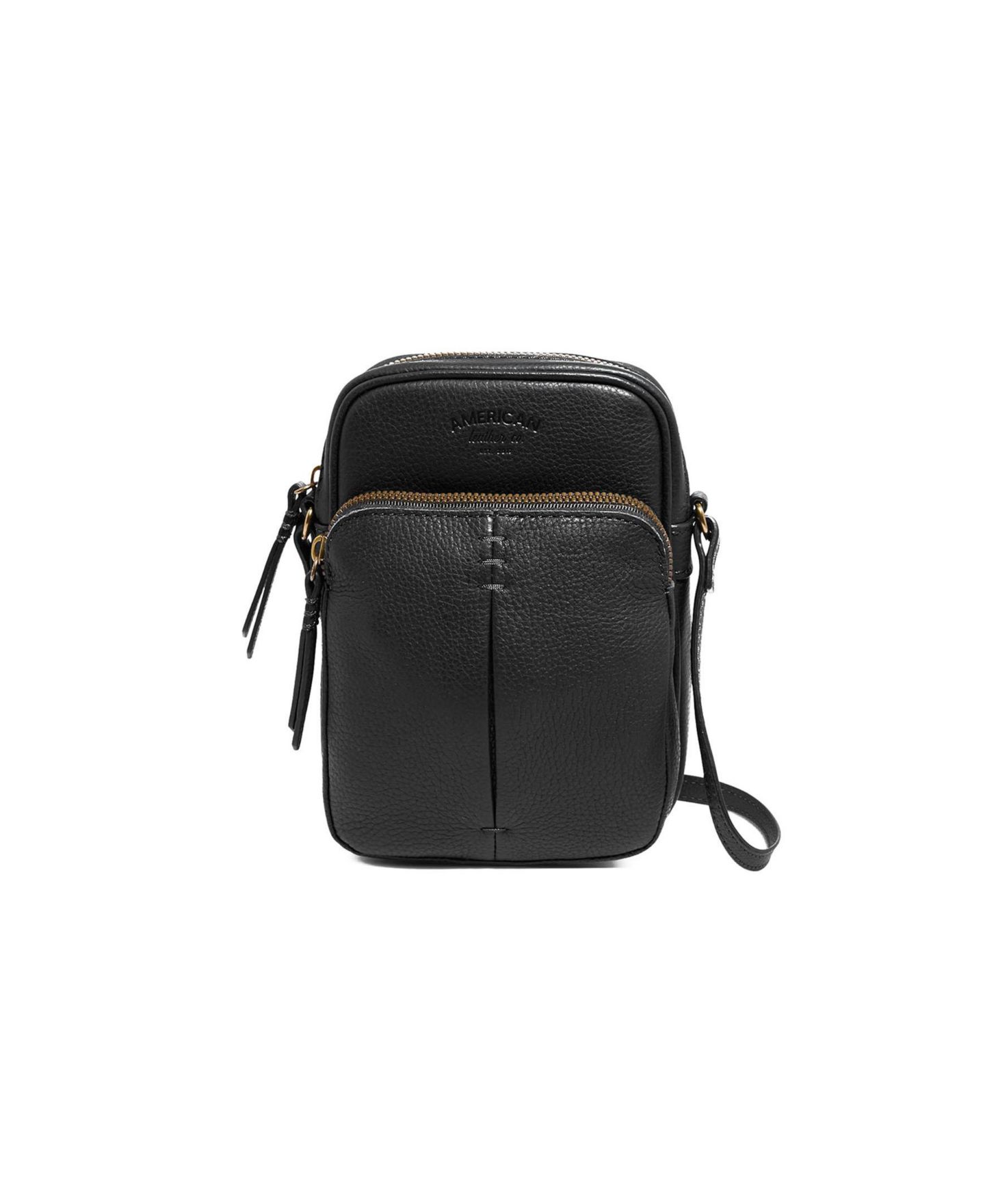 Женская сумка American Leather Co. Cleveland Mini Crossbody, цвет: Чёрный — фото 1