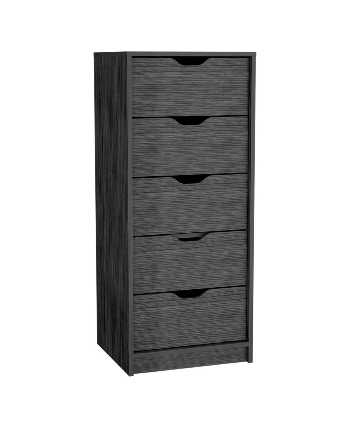 Five Drawer Standard Chest for Bedroom Storage and Clothes Organization