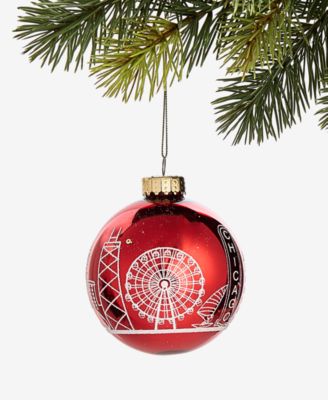 Holiday Lane - Chicago Red Ferris Wheel Ornament