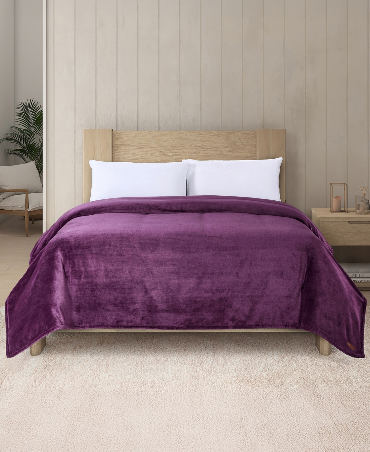 COLUMBIA SUPER SOFT PLUSH FLEECE BLANKET, KING 