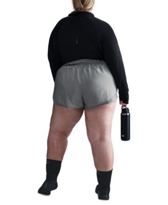 Plus Size Tempo Dri-FIT Mid-Rise Brief-Lined Running Shorts