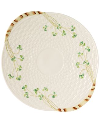 Belleek Pottery - Shamrock Porcelain Bread Plate