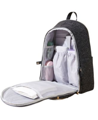 Convertible Tweed Diaper Backpack