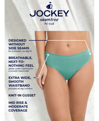 Women's Seamfree Hi-Cut Stretch Underwear 3788