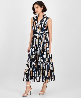 Tahari ASL - Women's Printed Shirtdress