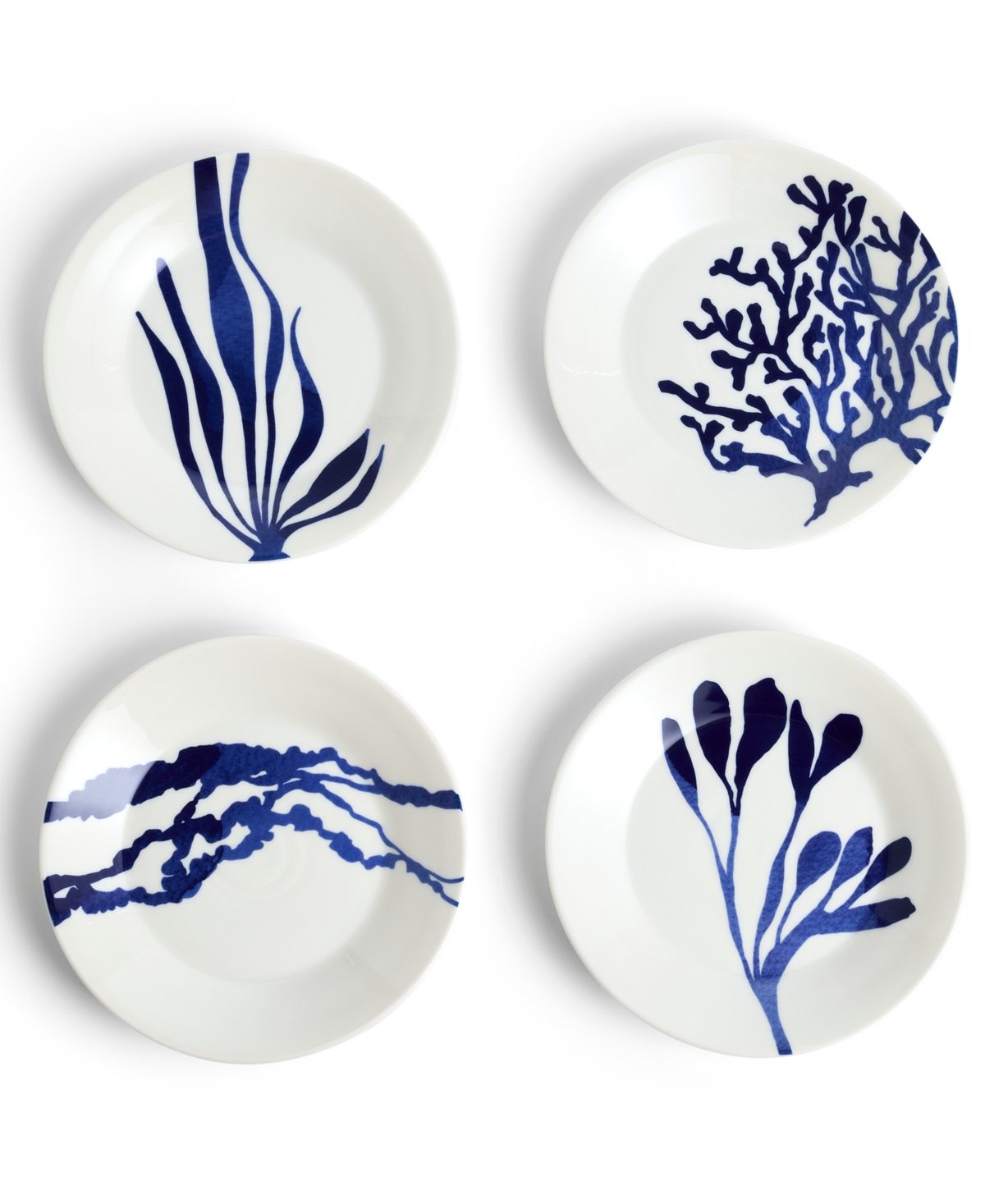 1815 Pacific Mixed Pattern Salad Plates, Set of 4 - Multi
