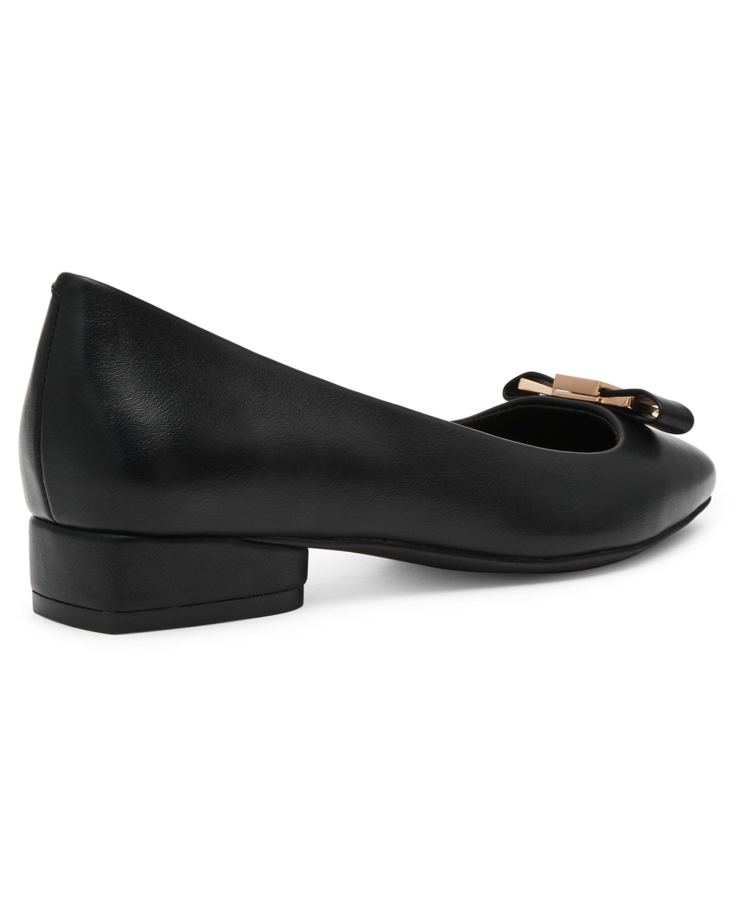 Женские балетки Anne Klein Cadey Slip On Dressy Flats, цвет: Чёрный — фото 6