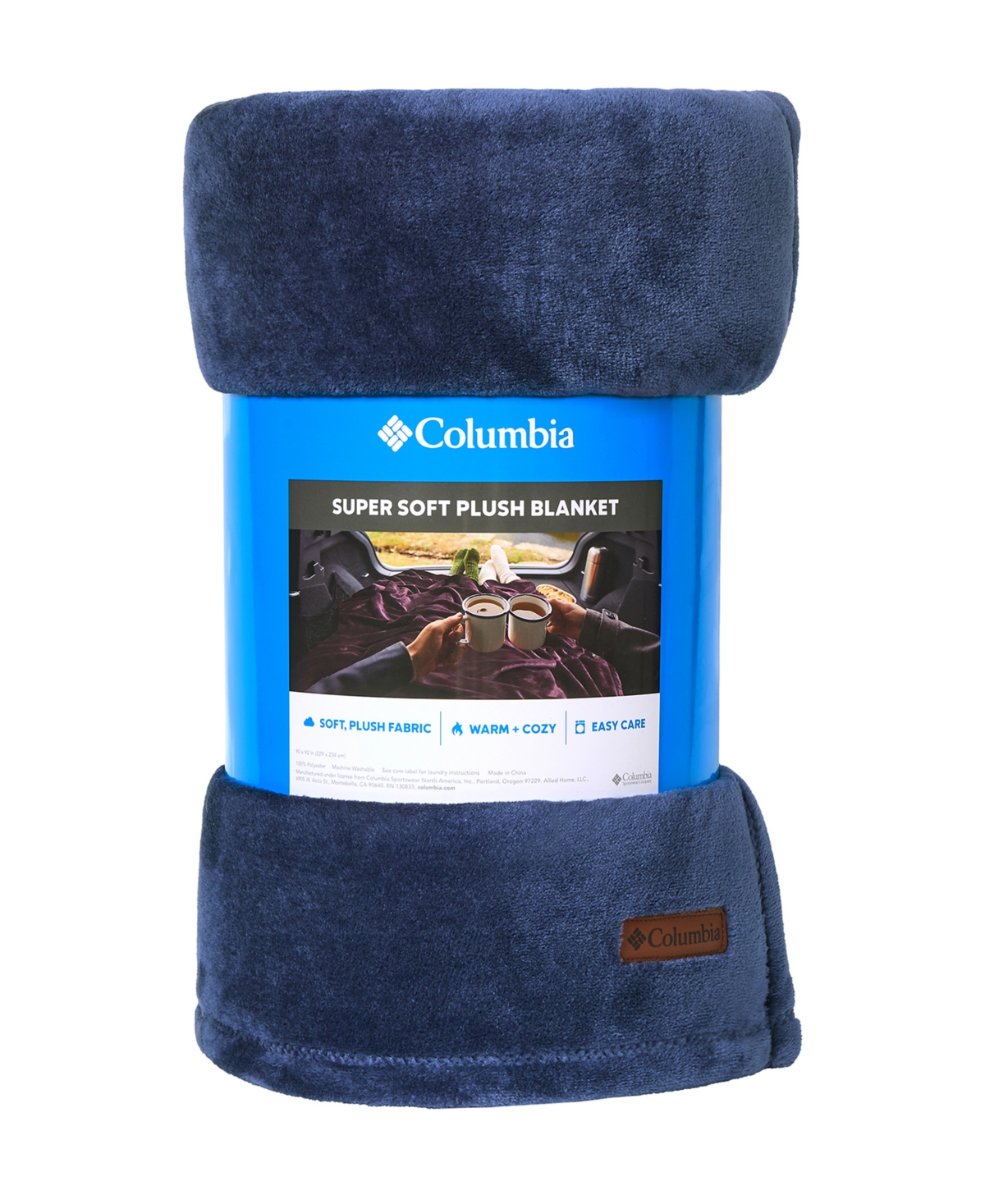 COLUMBIA SUPER SOFT PLUSH FLEECE BLANKET, KING 
