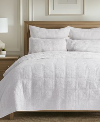 Cloud Waffle Textured 3-Pc. Quilt Set, Full/Queen