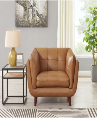 Solana 43" Top Grain Leather Armchair