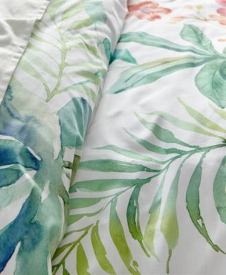 Hummingbird Grove Reversible 3-Pc. Duvet Cover Set, Queen