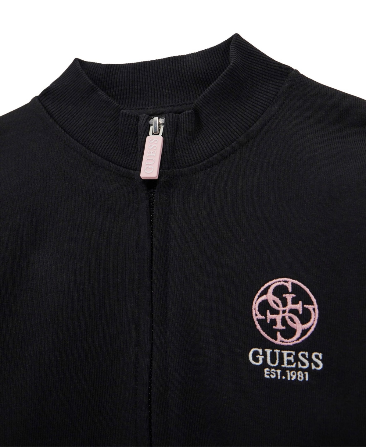 Guess Big Girl Long Sleeve Zip-up Sweatshirt