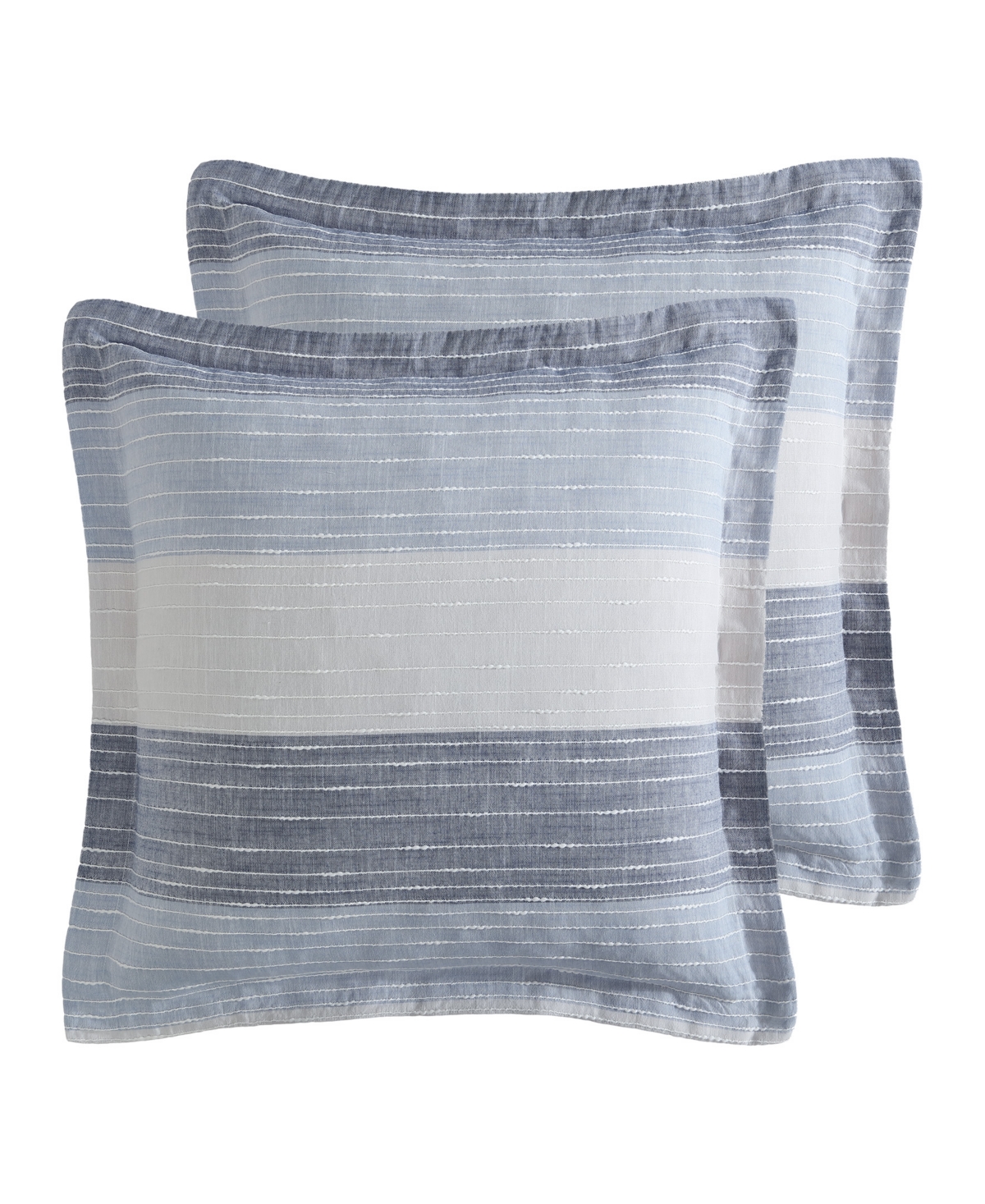 Sand Stripes 2-Pc. Sham Set, European - Natural