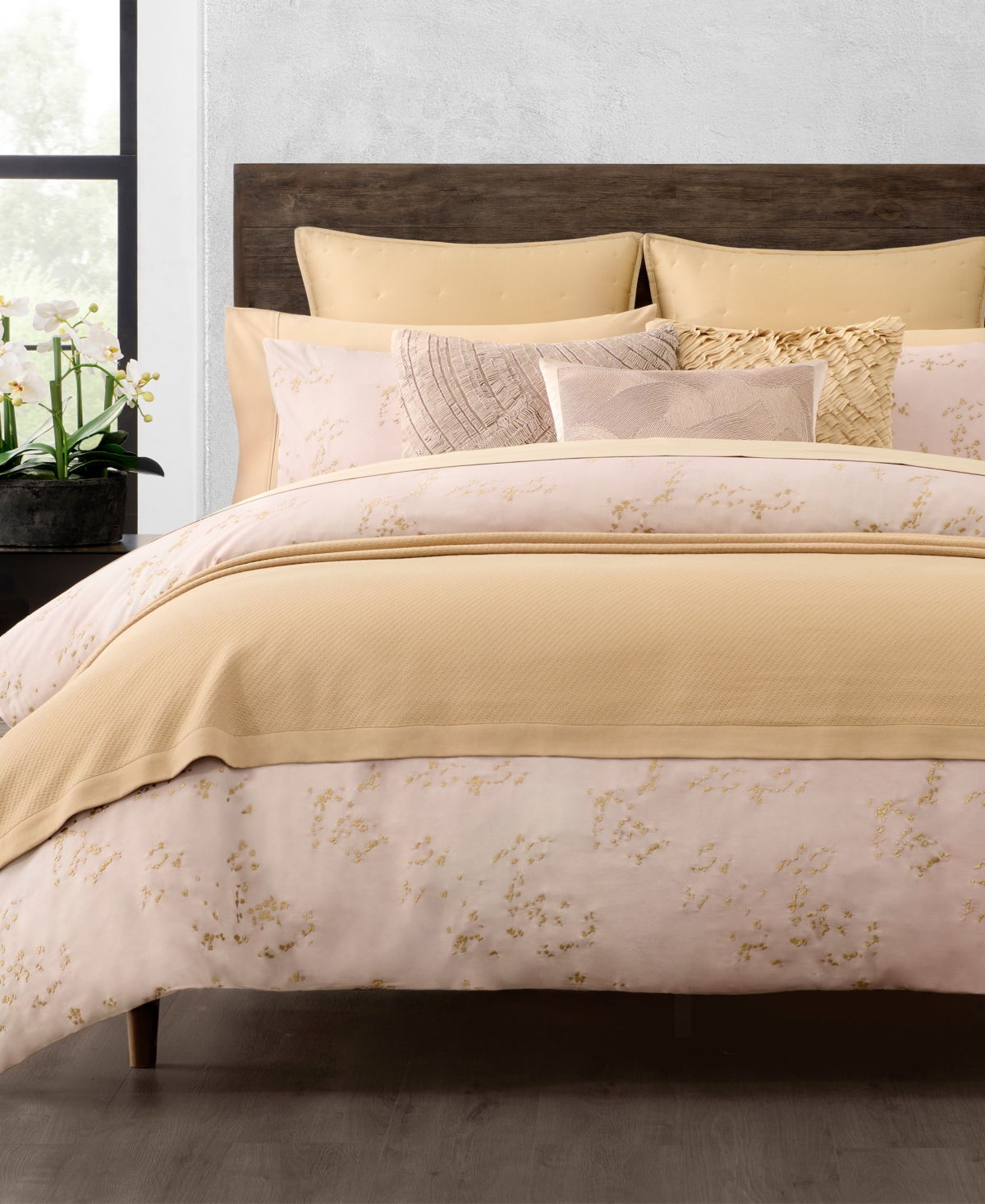 Donna Karan Home Luxe Egyptian Cotton Blanket, King In Neutral