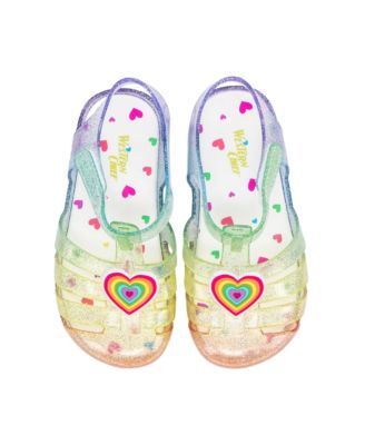 Girls Wonder Everglitter Heart Lighted Sandal
