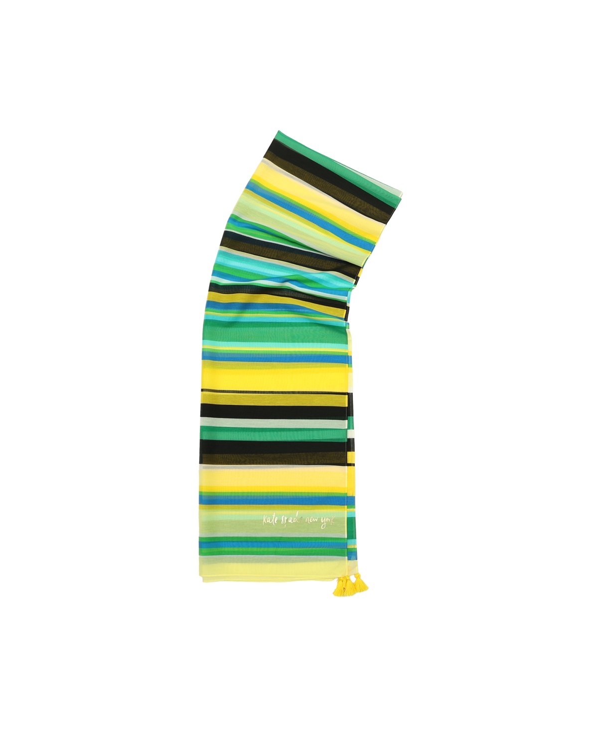 Shop Kate Spade Women's Sunny Stripe Oblong Scarf