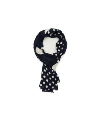 Women's Breezy Dot Viscose Oblong Scarf