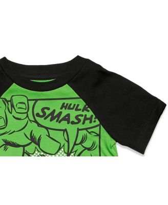 Toddler Boys Marvel Captain America Black Panther Iron Man Short Sleeve Graphic T-Shirt