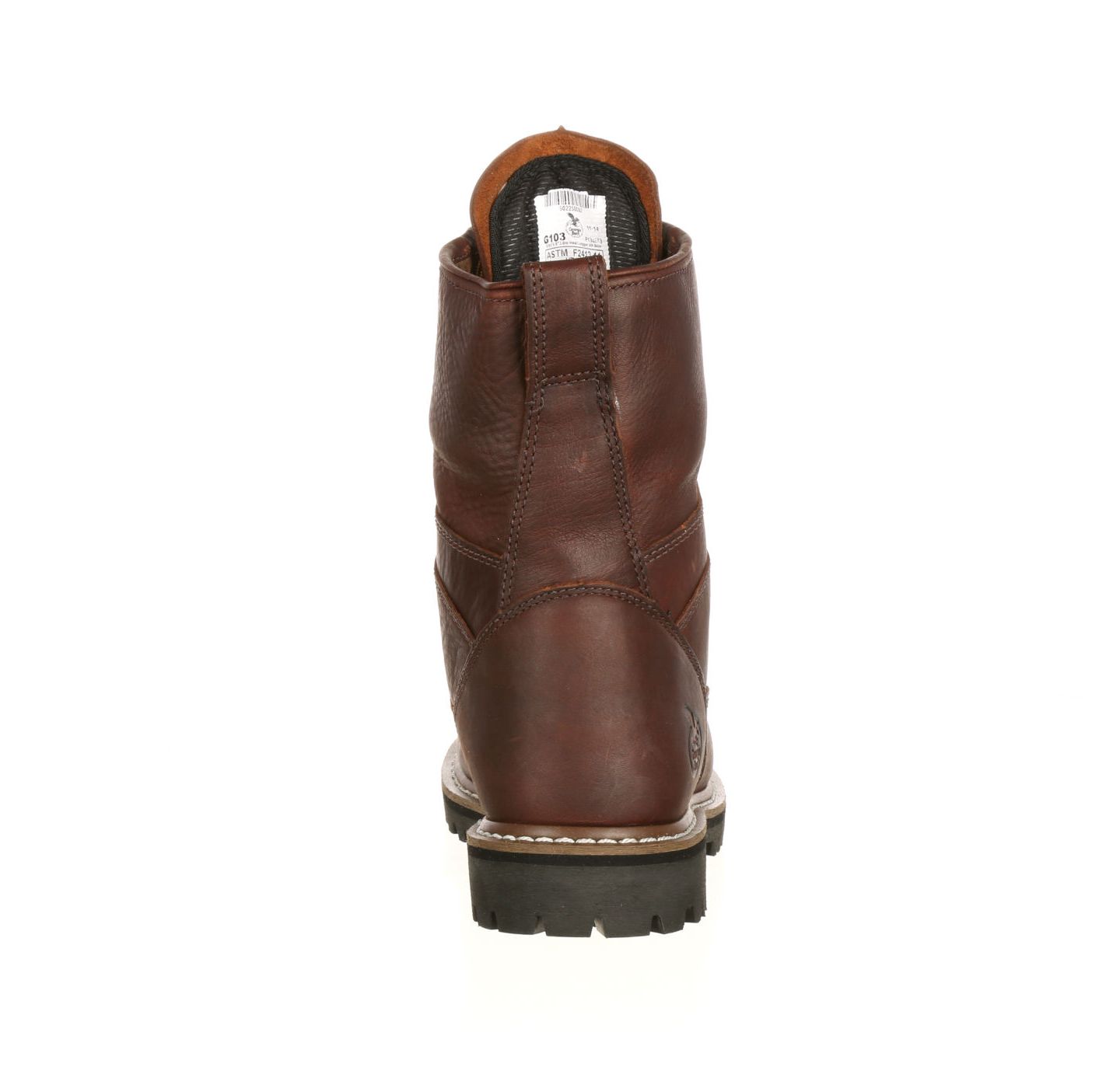 Мужские ботинки GEORGIA BOOT Steel Toe Waterproof Lace-To-Toe Work Boot, цвет: Коричневый — фото 4