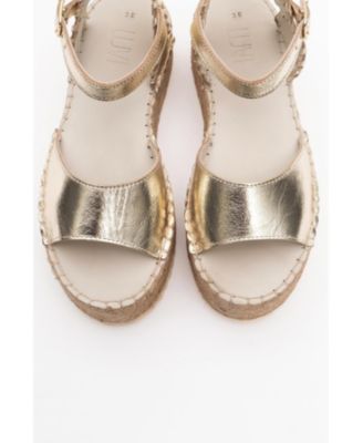 Serez Leather Platform Espadrilles Sandal (Women)