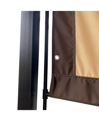 Universal Canopy Cover Replacement for 12x9 Ft Curved Outdoor Pergola Structure