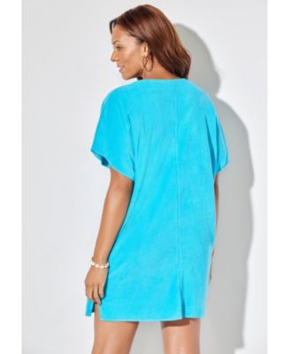 Women's French Terry Lightweight Cover Up Tunic