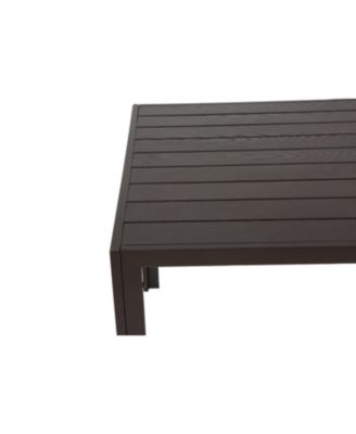 Streamdale 7-Piece Patio Dining Set, Table & 6 Textilene Chairs - Brown