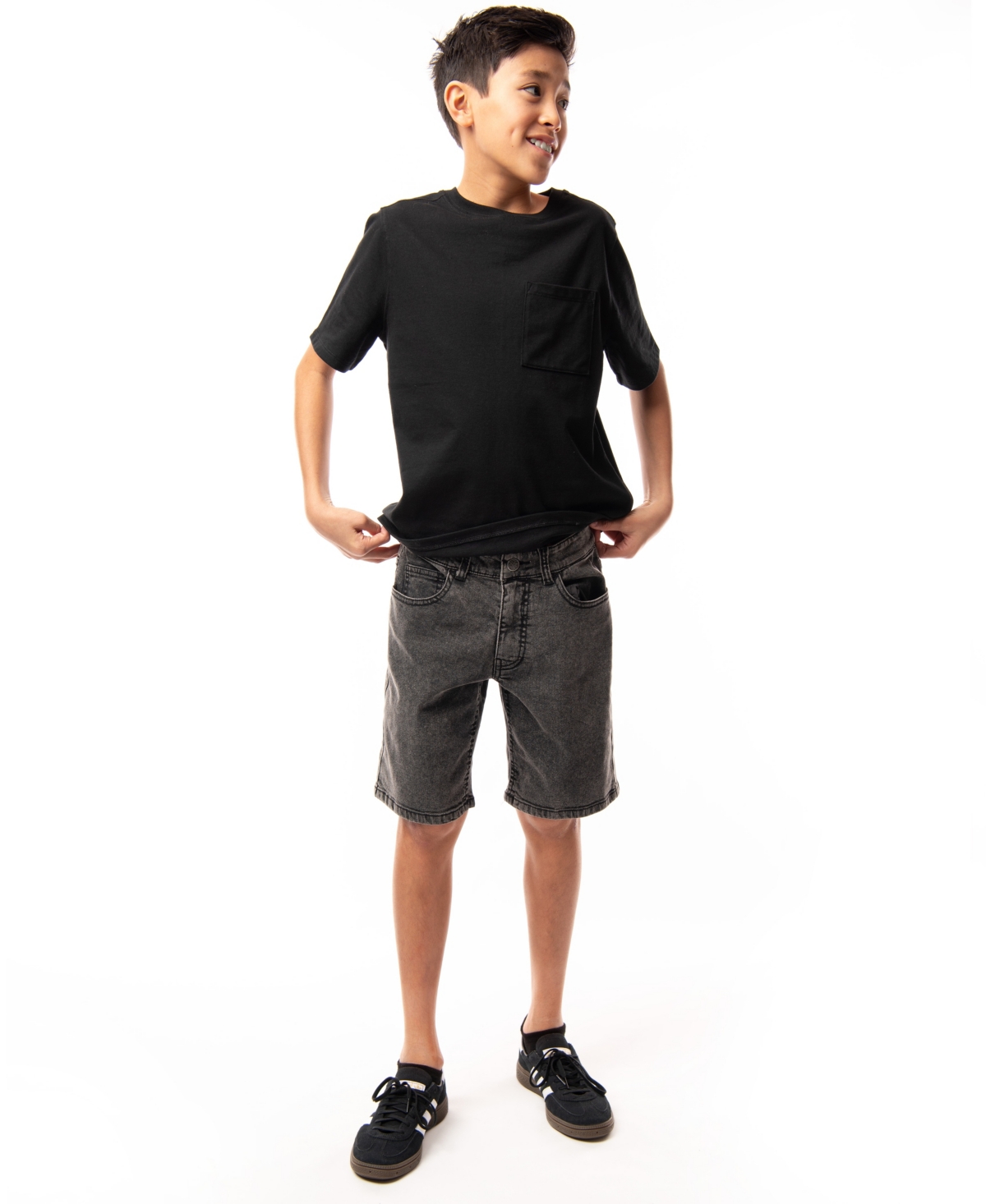 Shop Ring Of Fire Big Boys Nouveau Stretch Denim Shorts
