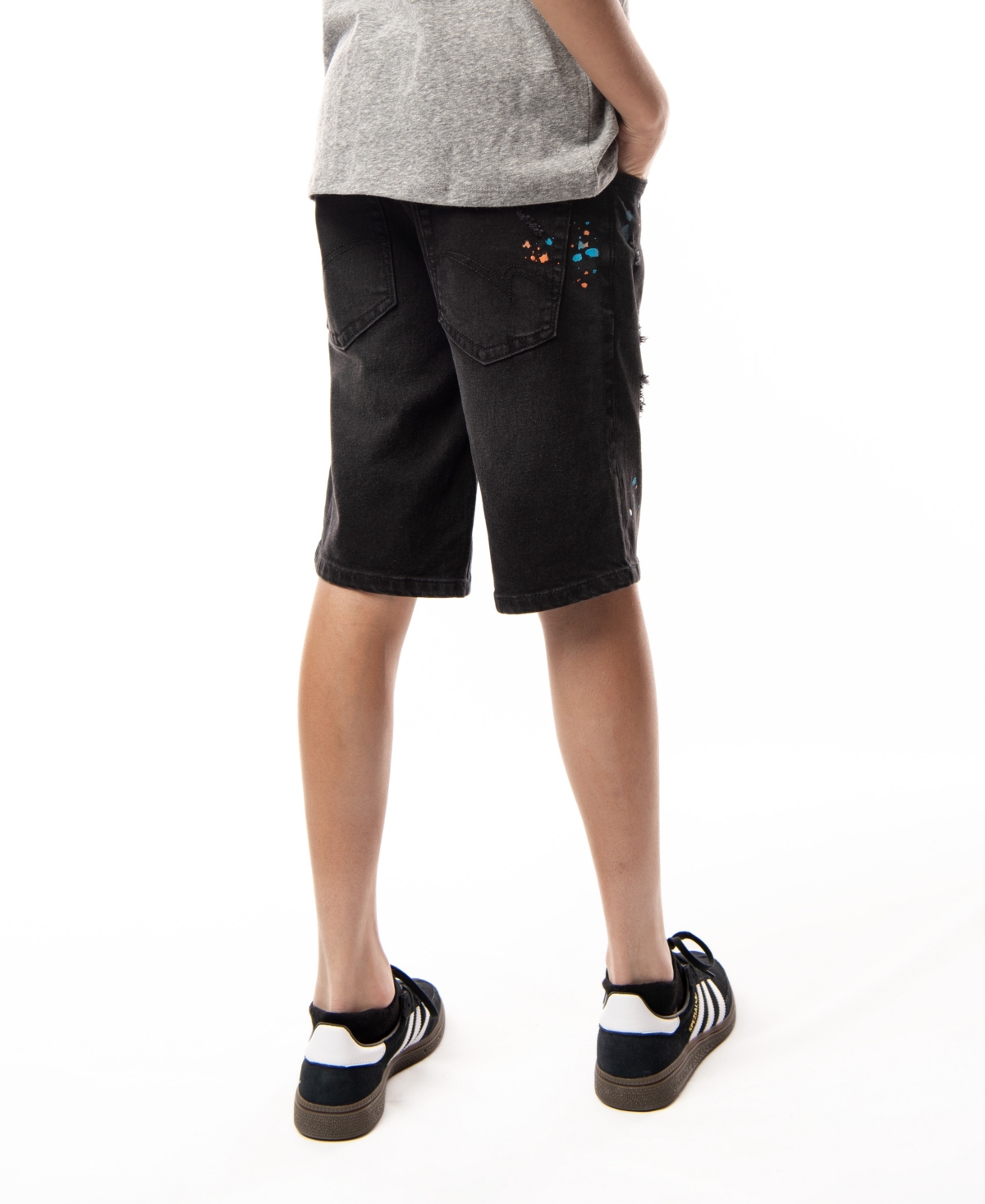 Ring Of Fire Big Boys Revolve Stretch Denim Shorts