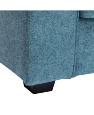 Streamdale Plush Fabric Sofa with Sleek Arms (79.5")
