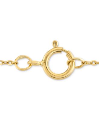 Diamond Heart 18" Pendant Necklace (1/4 ct. t.w.) in 14k Two-Tone Gold