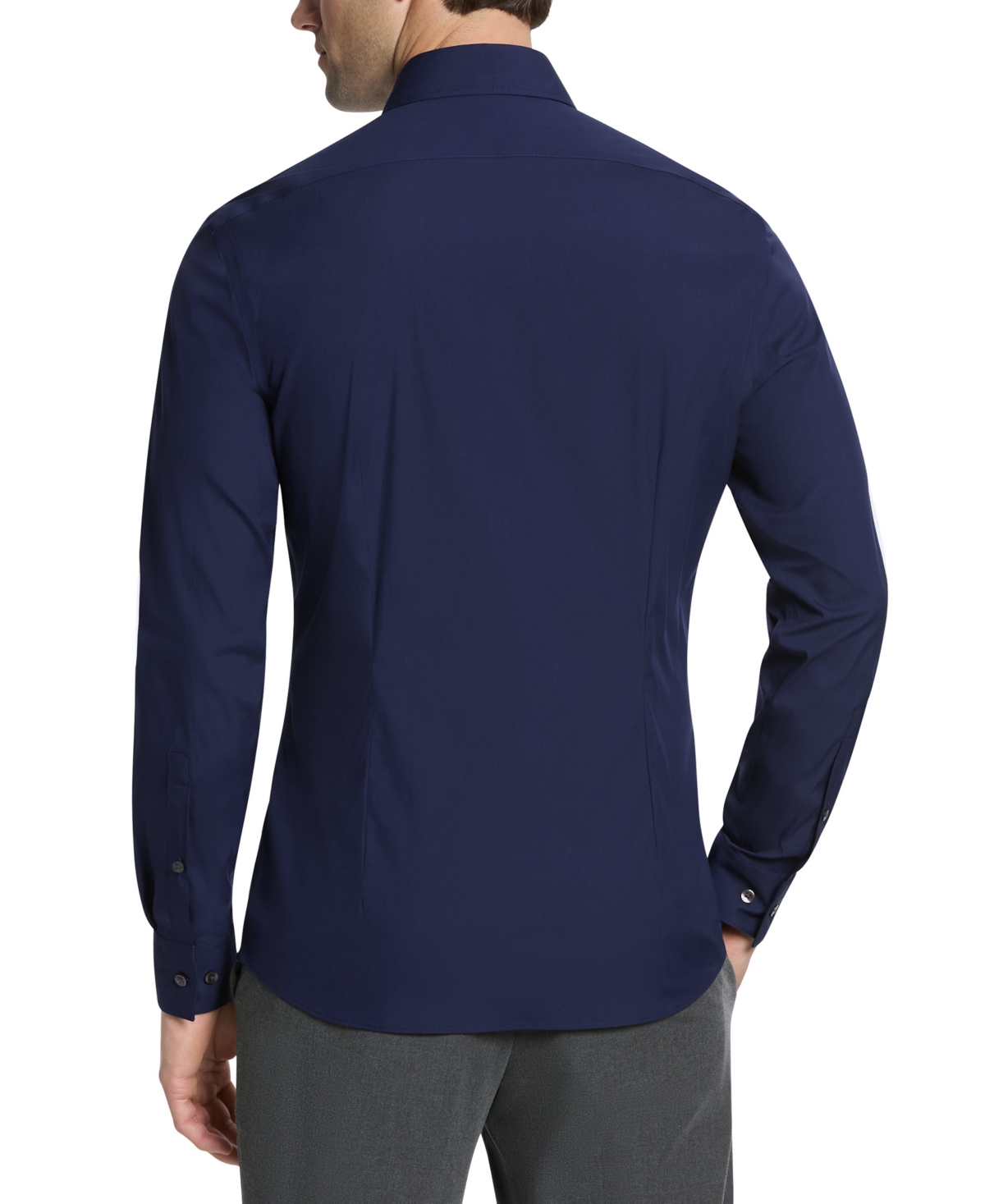 Calvin Klein Men's Extra Slim Fit Dress Shirt In Blue