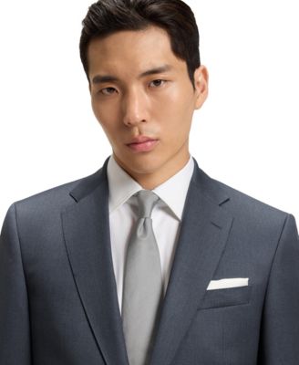 BOSS by Men's Virgin-Wool Serge Suit Jacket